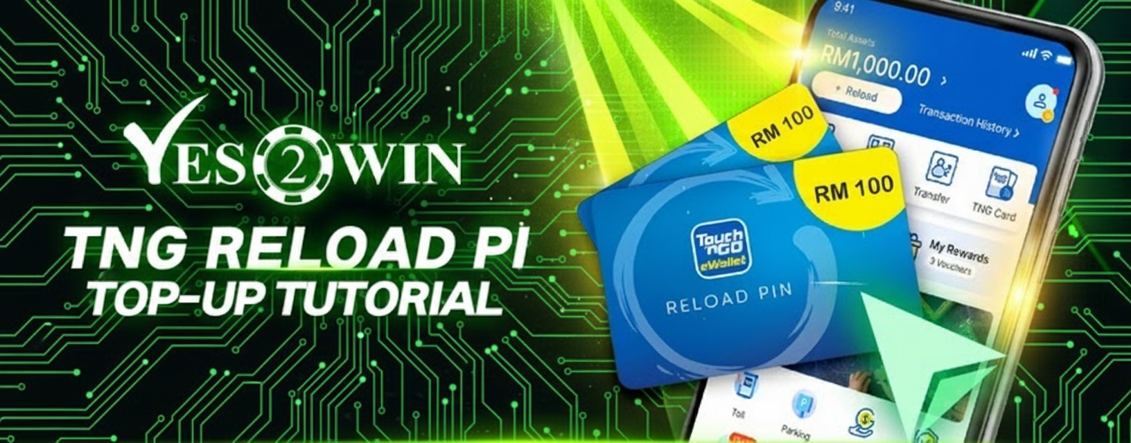 yes2win how to topup using duitnow